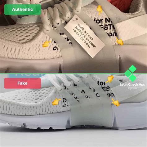 nike acronym presto gray fake vs real|real vs fake off white presto.